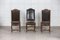 French Louis XIV Style Oak Chairs, 1920s, Set of 6 5
