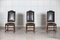 French Louis XIV Style Oak Chairs, 1920s, Set of 6, Image 8