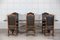 French Louis XIV Style Oak Chairs, 1920s, Set of 6, Image 2
