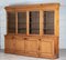19th Century English Glazed Oak Breakfront Bookcase 5