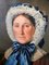 Portrait de Femme, Huile sur Toile, 1800s, Encadré 3
