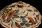 Antike französische Fayence Deckelschüssel mit Blumen und Insekten von Hand bemalt 7