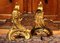 Französische Kaminböcke aus vergoldeter Bronze im Louis XV Stil, 19. Jh., 2er Set 3