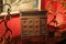 19th Century French Hand Carved Walnut 4-Doors Miniature Chest 2