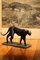 Escultura de leopardo de bronce patinado en negro inspirada en Art Déco, 2020, Imagen 12