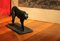 Art Deco inspirierte Leopardenskulptur aus schwarz patinierter Bronze, 2020 9