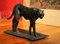 Art Deco inspirierte Leopardenskulptur aus schwarz patinierter Bronze, 2020 6