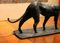 Art Deco Inspired Black Patinated Bronze Leopard Sculpture, 2020 7