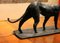 Art Deco inspirierte Leopardenskulptur aus schwarz patinierter Bronze, 2020 7