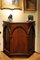 Gothic Revival Carved Walnut Pulpit or Bar Counter Arches and Columns Shape 17