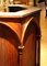 Gothic Revival Carved Walnut Pulpit or Bar Counter Arches and Columns Shape 10