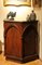 Gothic Revival Carved Walnut Pulpit or Bar Counter Arches and Columns Shape 3