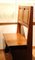 Vintage Italian Modern High Back Bench in Wood, 1950s, Image 10