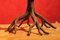 European Art Nouveau Wrought Hand Forged Rust Iron Snake Sculpture Centerpiece 17