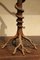 European Art Nouveau Wrought Hand Forged Rust Iron Snake Sculpture Centerpiece 9