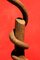 European Art Nouveau Wrought Hand Forged Rust Iron Snake Sculpture Centerpiece, Image 16