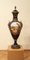 Handbemalte Napoleon III Royal Vasen mit Deckel aus Bronze & Bronze Griffen, 2er Set 6