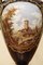 Handbemalte Napoleon III Royal Vasen mit Deckel aus Bronze & Bronze Griffen, 2er Set 4