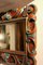 Specchio con cornice in stile revival rinascimentale, legno di noce laccato e intagliato, Immagine 6