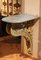 18th Century Italian Louis XVI Carved and Lacquer Wall Mounted Console Tables, Set of 2, Image 15