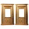 Italian Neoclassical Faux Marble Lacquer and Giltwood Open Shelves Cabinets, Set of 2 1