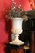 Antique Italian Neoclassical Carrara Marble Urn Vases on Pedestals, 18th Century, Set of 2 8