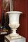 Antique Italian Neoclassical Carrara Marble Urn Vases on Pedestals, 18th Century, Set of 2 7