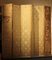 Biombo plegable italiano de seis paneles de madera pintada con marco de bronce dorado, Imagen 15