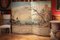 Early 20th Century French Tempera on Canvas Folding Screen with Seascape View 9