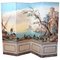 Early 20th Century French Tempera on Canvas Folding Screen with Seascape View, Image 1