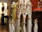 19th Century French Gothic Revival Hand Carved, Lacquered, Parcel Giltwood Spire, Image 11