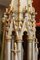 19th Century French Gothic Revival Hand Carved, Lacquered, Parcel Giltwood Spire 4