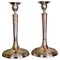 Early 19th Century Italian Empire Silver Candlesticks, Rome, 1811, Set of 2 1