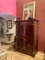 French Empire Style Mahogany and Ormolu Four Doors Cabinet, Armoire or Dry Bar, Image 5