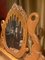 Consola o tocador Regency italiana de arce tallado a mano con espejo, Imagen 9