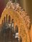 Italienische Regency Konsole oder Frisiertisch aus handgeschnitztem Ahornholz mit Spiegel 10