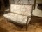 Französisches handgeschnitztes 3-Sitzer Sofa aus vergoldetem Holz im Louis XVI Stil mit Chinoiserie Stoff 4