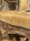 Italienischer Rokoko Mekka Thron Armlehnstuhl aus vergoldetem Holz, Rom, 18. Jh 7