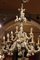 19th Century Italian 2-Tier Capodimonte Porcelain Chandelier with Roses, Image 4