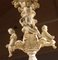 19th Century Italian 2-Tier Capodimonte Porcelain Chandelier with Roses, Image 10