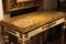 Consola italiana Luis XVI lacada en blanco y madera dorada con tablero de mármol Scagliola Siena, Imagen 6