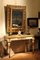 Italian Louis XVI White Lacquer and Giltwood Console with Scagliola Siena Marble Top 3