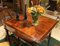 Tavolo pieghevole a due cassetti in legno di tulipier e kingwood, Italia, Immagine 7