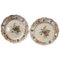 Handbemalte mehrfarbige dekorative Porzellanteller, 18. Jh., 2er Set 1