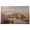 Pintura de paisaje marino, pintura y madera de Consalvo Carelli, siglo XIX, Imagen 1