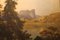 Joseph Brunner, Autriche, Paysage avec Lac et Montagne Peinture, 1869, Huile sur Toile, Encadrée 6