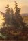 Joseph Brunner, Autriche, Paysage avec Lac et Montagne Peinture, 1869, Huile sur Toile, Encadrée 7