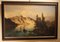 Joseph Brunner, Austrian Landscape with Lake and Mountain Painting, 1869, Oil on Canvas, Framed 9