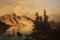 Joseph Brunner, Österreichische Landschaft mit See und Berg Gemälde, 1869, Öl auf Leinwand, gerahmt 5