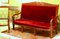 Französische Sessel aus Mahagoni & Grüner Seide mit hoher Rückenlehne, 18. Jh., 2er Set 15